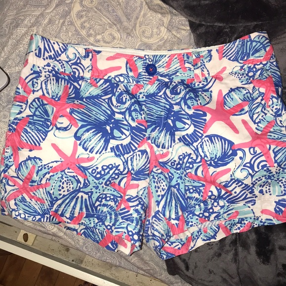 Lilly Pulitzer She She Shells Callahan Shorts - Picture 1 of 2